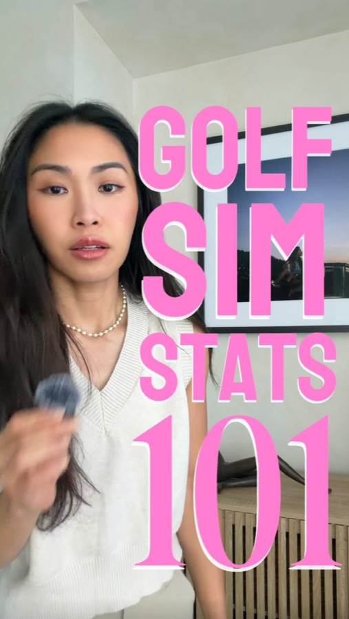 Golf play moment
